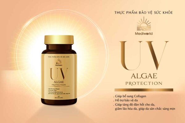 Viên uống hỗ trợ bảo vệ da và bổ sung collagen UV ALGAE Protection