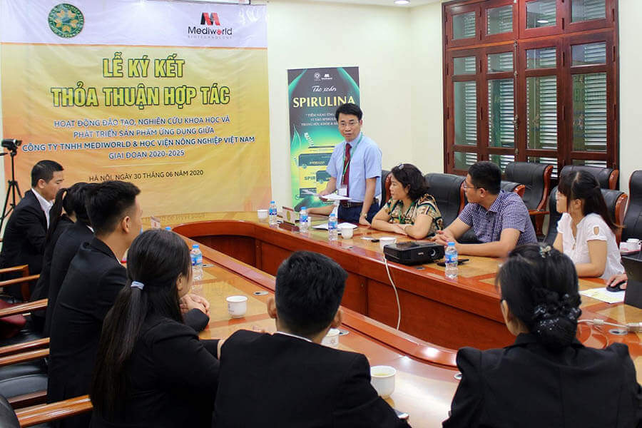 Ký kết hợp tác giữa Mediworld và Học viện Nông nghiệp Việt Nam 2