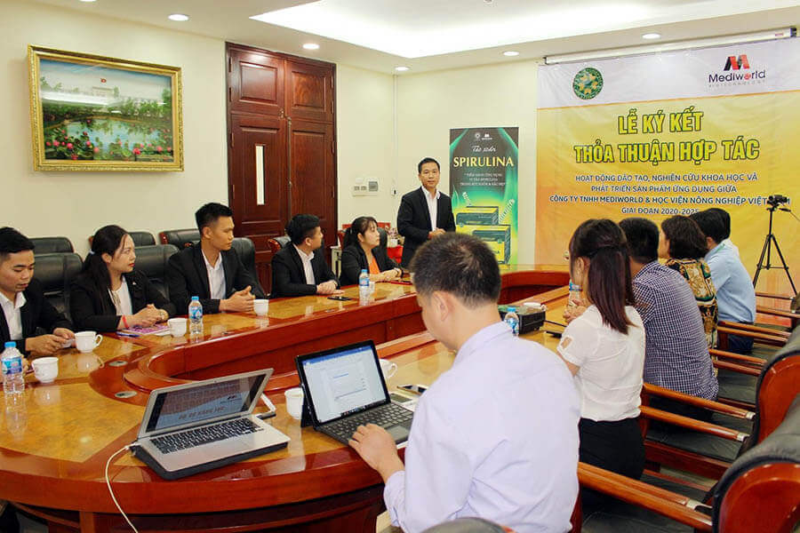 Ký kết hợp tác giữa Mediworld và Học viện Nông nghiệp Việt Nam 3
