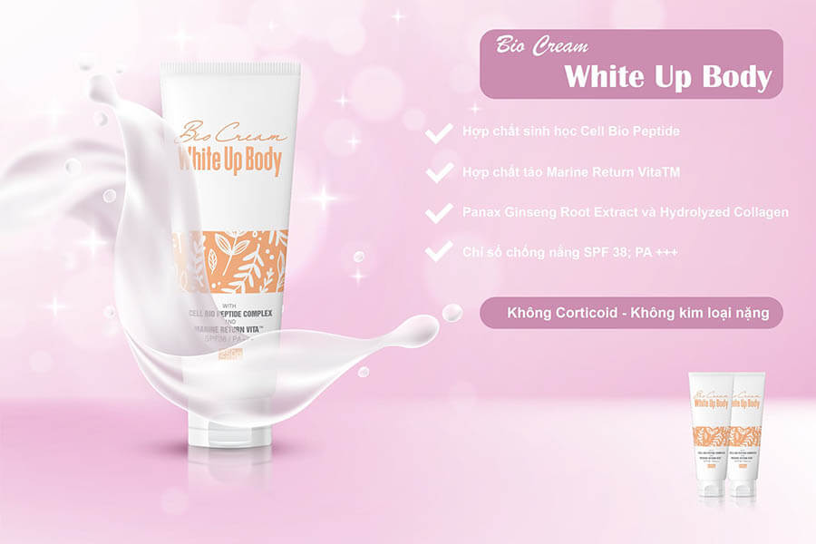 Kem dưỡng trắng da body Bio Cream White Up Body