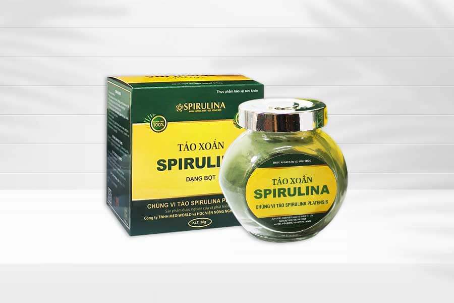 Tảo xoắn Spirulina dạng bột nguyên chất