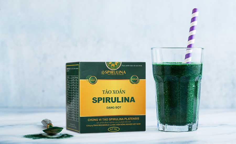 Bột tảo xoắn Spirulina - Bổ xung 8 loại Axit amin thiết yếu, hỗ trợ nâng cao sức khỏe và tăng cường hệ miễn dịch cho cơ thể