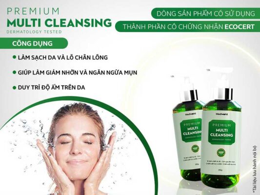 Premium Multi Cleansing hướng đến mục tiêu chăm sóc đúng theo vận động sinh lý của làn da