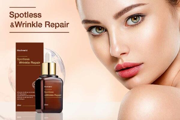 Spotless & Wrinkle Repair có thể sử dụng tại nhà hoặc ứng dụng trong các quy trình chuyên nghiệp