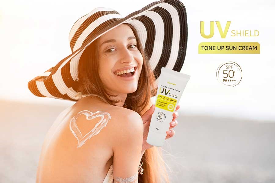 UV Shield Tone Up Sun Cream phù hợp với mọi làn da, an toàn và dễ sử dụng