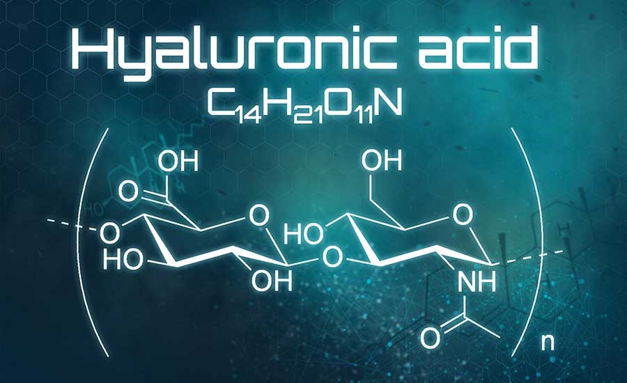 Cấu trúc phân tử của Hyaluronic Acid – Đây là một carbohydrate hiện diện trong khắp cơ thể con người