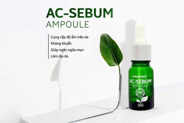 AC - Sebum Ampoule có thể sử dụng tại nhà hoặc ứng dụng trong các quy trình chăm sóc da chuyên nghiệp