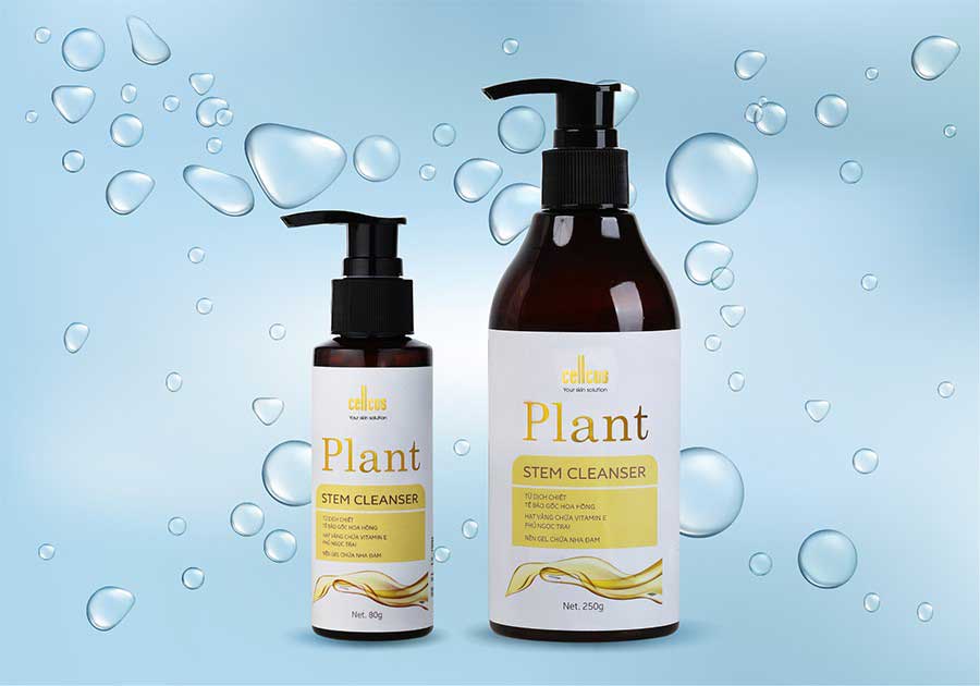 Sữa rửa mặt làm sạch và hỗ trợ nuôi dưỡng phục hồi da Plant Stem Cleanser