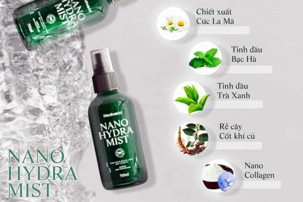 Nano Hydra Mist chứa thành phần từ CNSH an toàn cho làn da