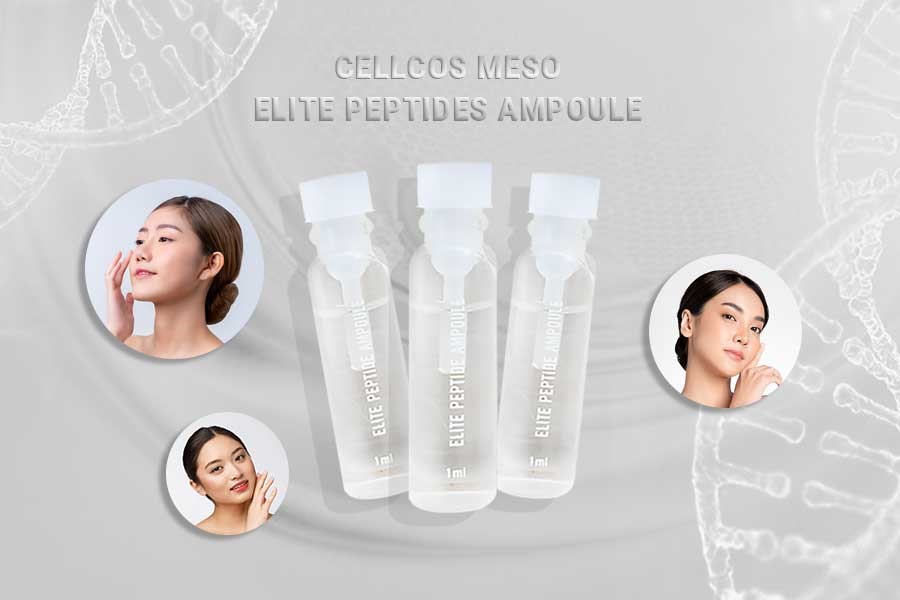 Tinh chất phục hồi và dưỡng da Cellcos Meso – Elite Peptides Ampoule