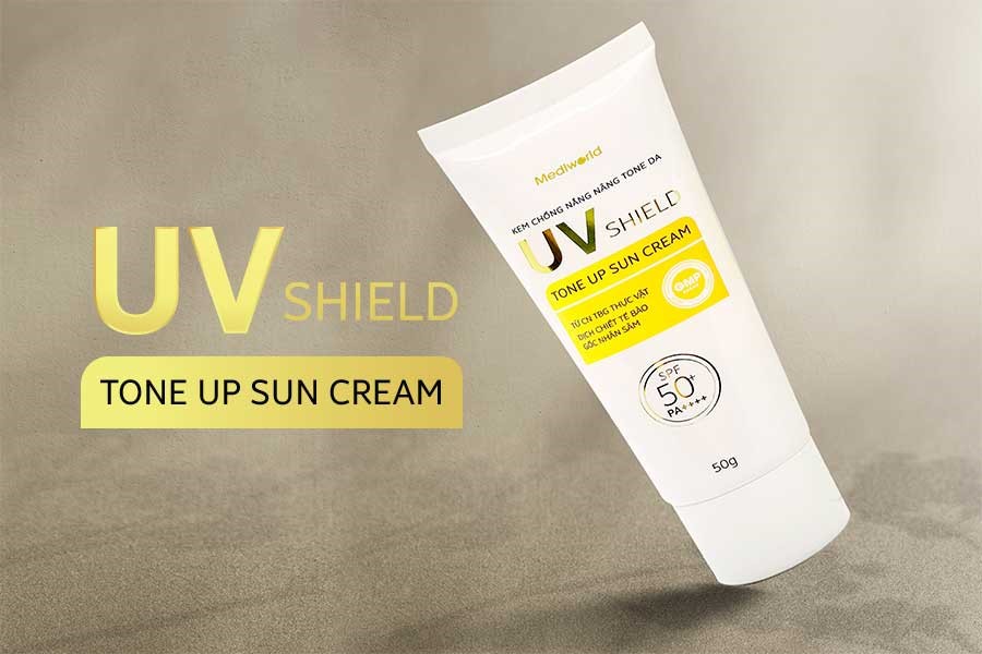 UV Shield Tone Up Sun Cream - Kem chống nắng giúp bảo vệ da và nâng tone da