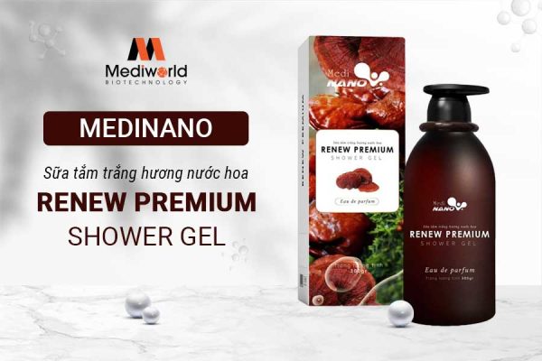 Gel tắm Renew Premium Shower Gel giúp chăm sóc, bảo vệ và mang lại cho cơ thể một mùi hương sang trọng 