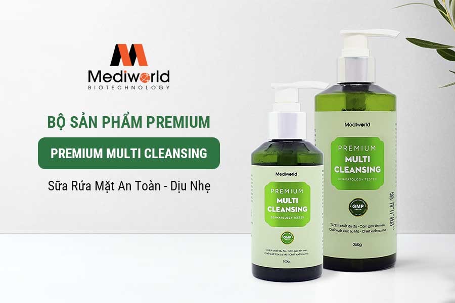 Premium Multi Cleansing – Sữa rửa mặt không bọt làm sạch sâu làn da, an toàn, dịu nhẹ
