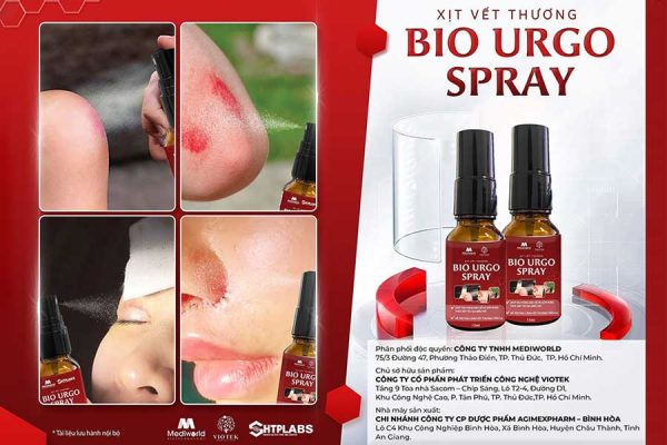 Băng gạc vết thương dạng xịt Bio Urgo Spray