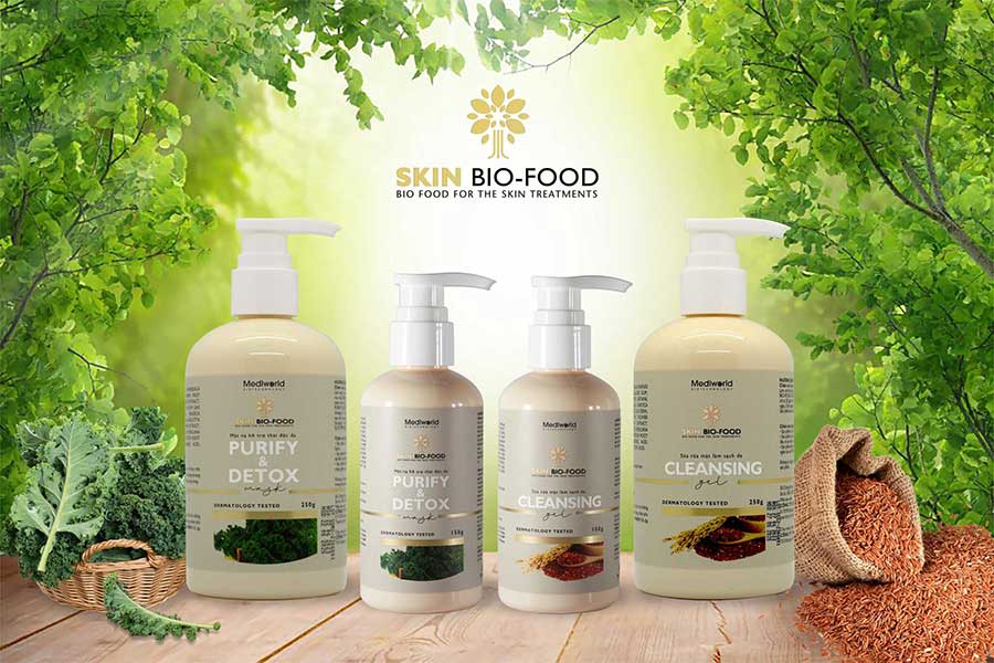 Bộ sản phẩm chăm sóc da Skin Bio-Food ứng dụng công nghệ tách chiết thực vật tiên tiến