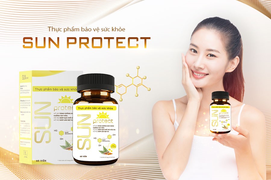 Sun Protect là sản phẩm viên uống hỗ trợ bảo vệ và làm đẹp da