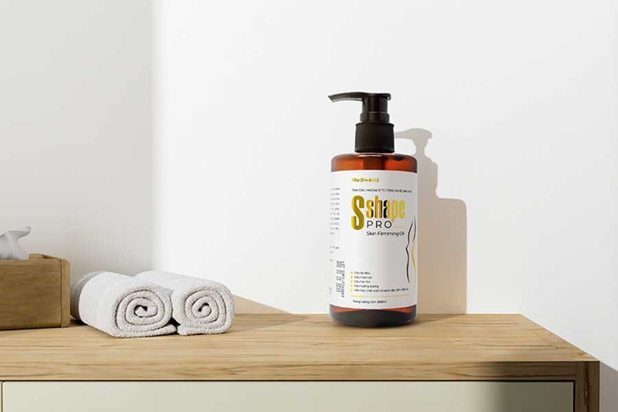 S Shape Pro Skin Firming Oil là sản phẩm tinh dầu massage toàn thân hỗ trợ giảm mỡ, trẻ hóa da