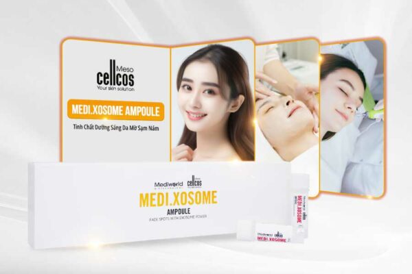 Cellcos Meso - Medi.Xosome Ampoule Tinh chất hỗ trợ làm mờ các vết sắc tố trên da từ công nghệ Exosome