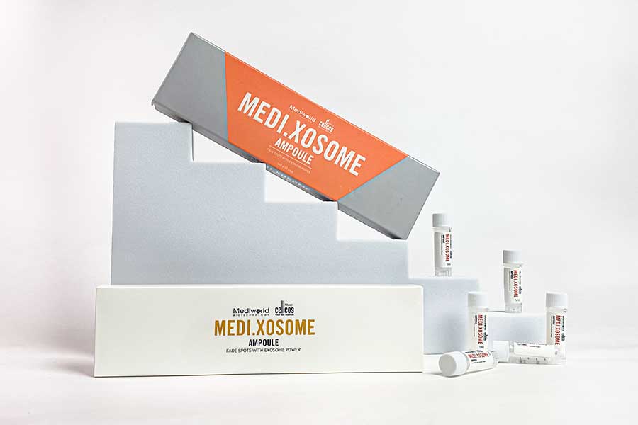 Tinh chất làm mờ thâm, tàn nhang, đốm nâu và dưỡng sáng da Cellcos Meso - Medi.Xosome Ampoule