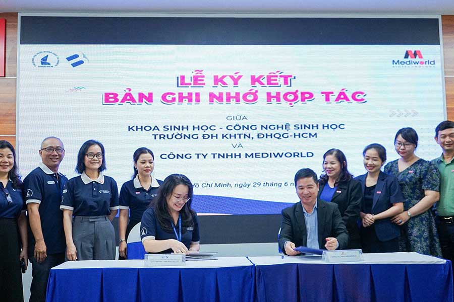 Mediworld ký kết hợp tác cùng Trường Đại học Khoa học Tự nhiên - Đại Học Quốc Gia Tp. HCM - 2