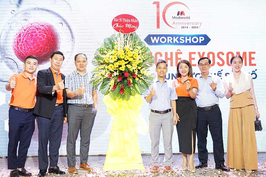 Workshop kỷ niệm 10 thành lập Mediworld chủ đề: “Công nghệ Exosome trong ứng dụng ức chế sắc tố” - HCM 21