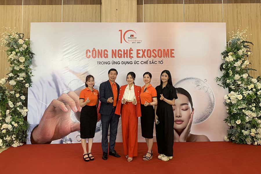 Workshop kỷ niệm 10 thành lập Mediworld chủ đề: “Công nghệ Exosome trong ứng dụng ức chế sắc tố” - HN 12