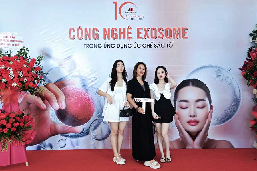 Workshop kỷ niệm 10 thành lập Mediworld chủ đề: “Công nghệ Exosome trong ứng dụng ức chế sắc tố” - HN 34