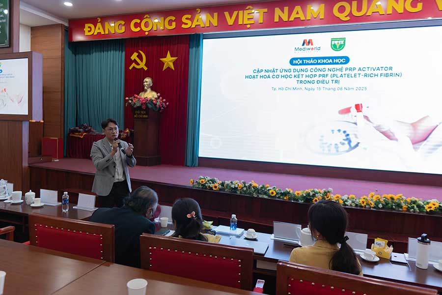 Đại học Y khoa Phạm Ngọc Thạch & Mediworld tổ chức Hội thảo Khoa học "Công nghệ PRP Activator kết hợp PRF trong điều trị" - 18