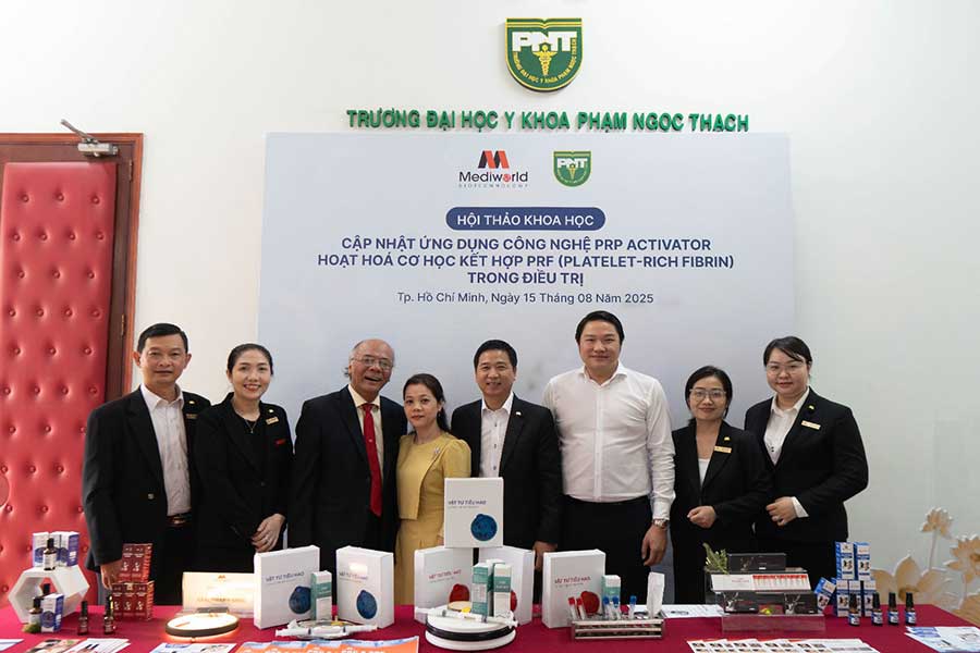 Đại học Y khoa Phạm Ngọc Thạch & Mediworld tổ chức Hội thảo Khoa học "Công nghệ PRP Activator kết hợp PRF trong điều trị" - 3