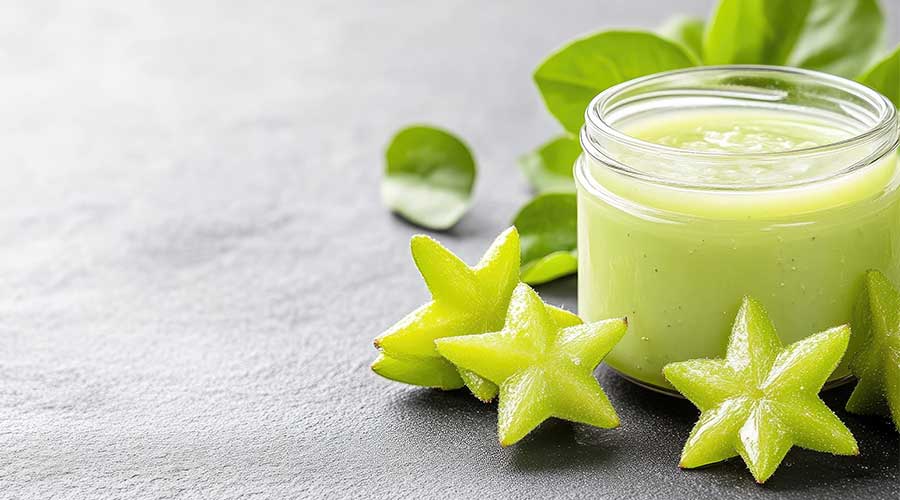 Dịch chiết lá khế hiện được nghiên cứu ứng dụng rộng rãi trong nhiều dòng mỹ phẩm chăm sóc da