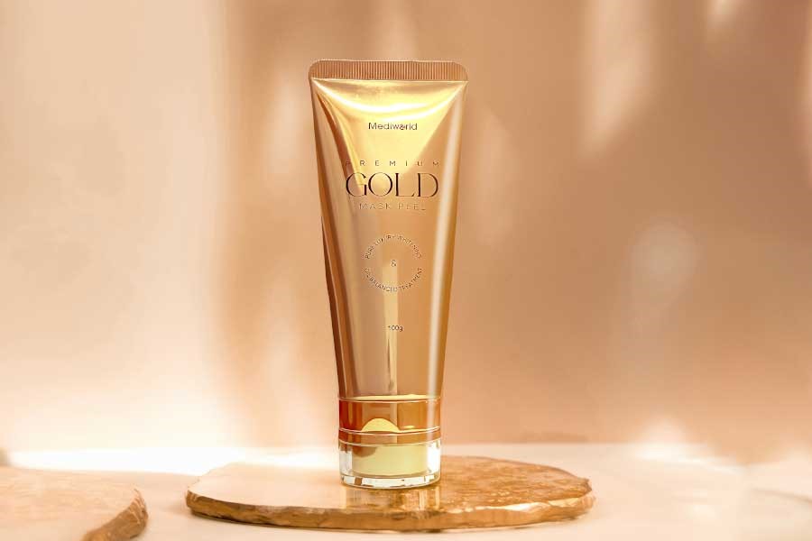 Premium Gold Mask Peel - Mặt nạ vàng peel da dịu nhẹ từ nhiều thành phần chiết xuất thiên nhiên