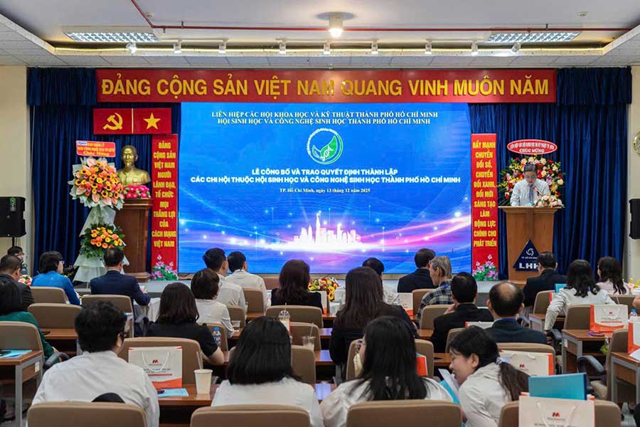 Đại hội Đại biểu Hội Sinh học và Công nghệ Sinh học TP. HCM lần thứ I nhiệm kỳ 2025 - 2030 - 8