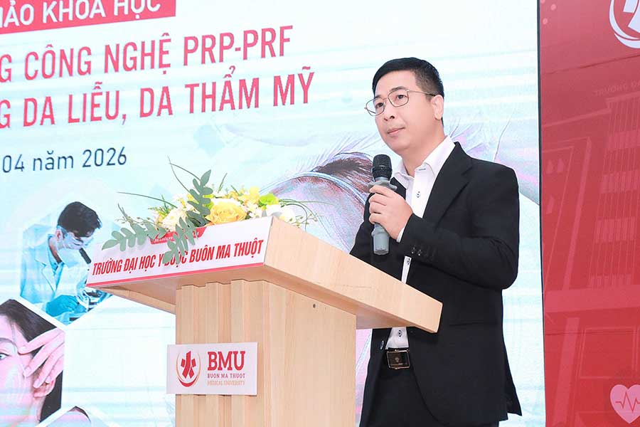 [Tây Nguyên] Hội thảo Khoa học về Công nghệ PRP - PRF và Công nghệ Sinh học trong Da liễu - Da thẩm mỹ - 15
