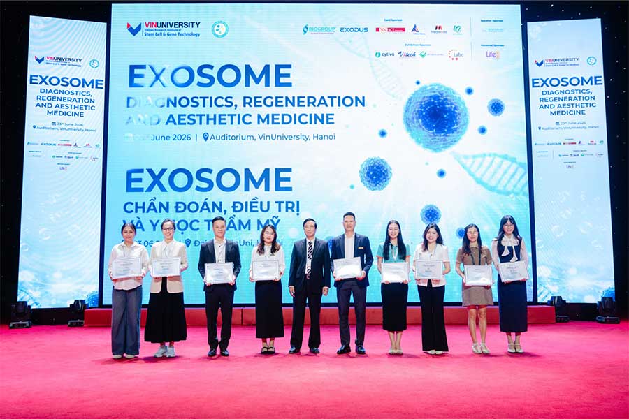 Hà Nội | Hội nghị Khoa học “Ứng dụng Exosome trong Chẩn đoán, Điều trị và Y học thẩm mỹ” tại Đại học VinUniversity - 1