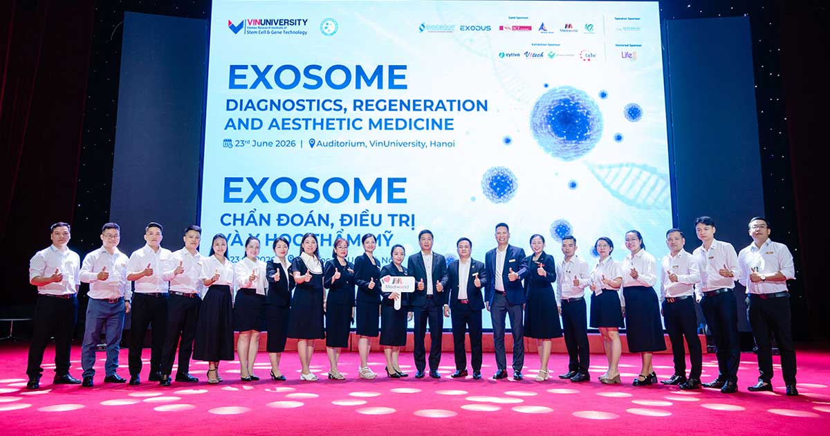 Hà Nội | Hội nghị Khoa học “Ứng dụng Exosome trong Chẩn đoán, Điều trị và Y học thẩm mỹ” tại Đại học VinUniversity