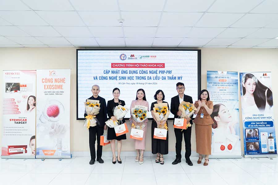 [Cần Thơ] Hội thảo Khoa học “Cập nhật Ứng dụng Công nghệ PRP - PRF và Công nghệ Sinh học trong Da liễu - Da thẩm mỹ” - 2