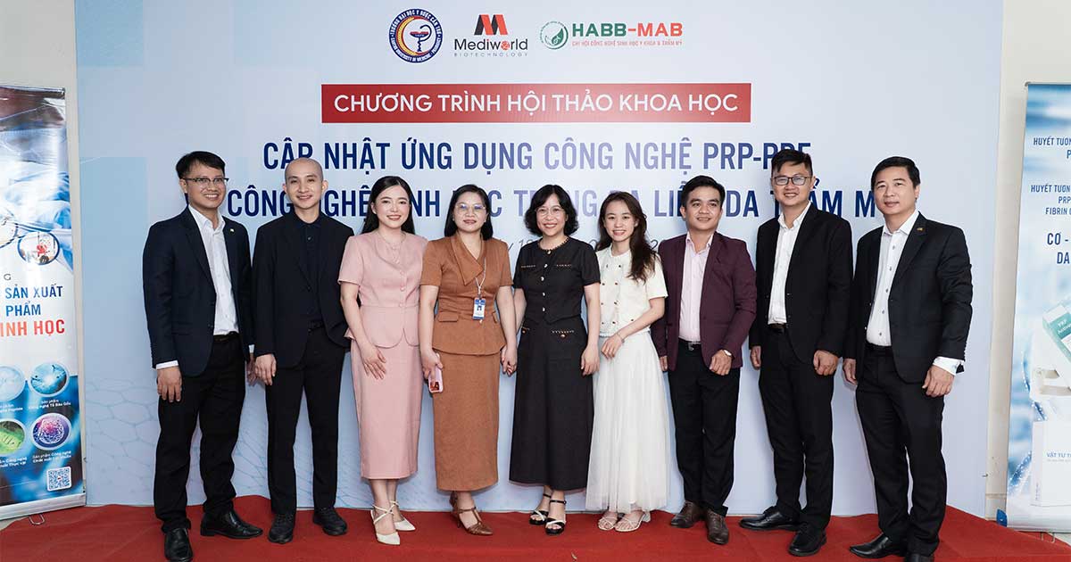 [Cần Thơ] Hội thảo Khoa học “Cập nhật Ứng dụng Công nghệ PRP - PRF và Công nghệ Sinh học trong Da liễu - Da thẩm mỹ”
