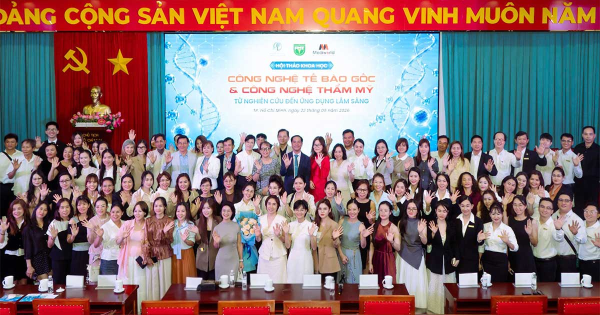 Hội thảo Khoa học “Công nghệ Tế bào gốc & Công nghệ Thẩm mỹ từ nghiên cứu đến ứng dụng lâm sàng” tại trường Đại học Y khoa Phạm Ngọc Thạch