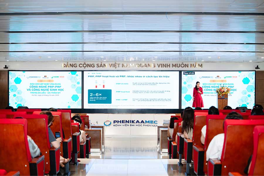 Hà Nội | Hội thảo “Báo cáo cập nhật Ứng dụng Công nghệ PRP – PRF và Công nghệ Sinh học trong Da Liễu – Da thẩm mỹ” tại Bệnh viện Đại học Phenikaa - 18
