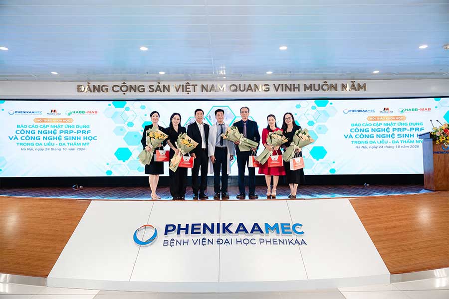 Hà Nội | Hội thảo “Báo cáo cập nhật Ứng dụng Công nghệ PRP – PRF và Công nghệ Sinh học trong Da Liễu – Da thẩm mỹ” tại Bệnh viện Đại học Phenikaa - 2