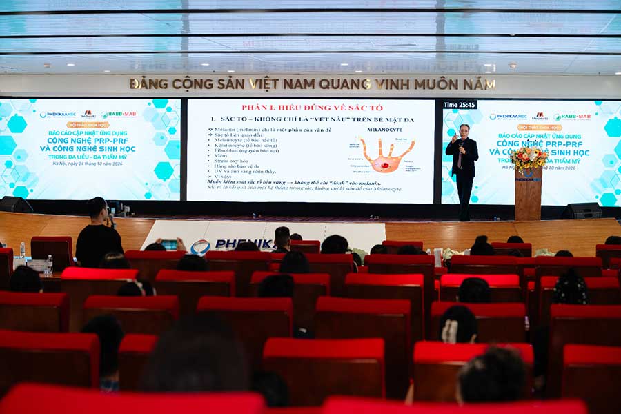 Hà Nội | Hội thảo “Báo cáo cập nhật Ứng dụng Công nghệ PRP – PRF và Công nghệ Sinh học trong Da Liễu – Da thẩm mỹ” tại Bệnh viện Đại học Phenikaa - 9