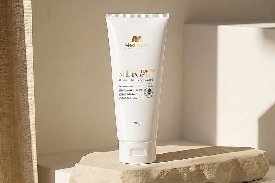 Silk Tone Up Lotion - Giải pháp chăm sóc da cơ thể mềm mượt, tươi trẻ